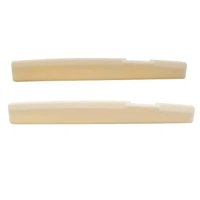 Afbeelding van Musiclily Pro 71,12mm Gecompenseerd Zadel Been voor 6 snarige Akoestisch Gitaar Taylor Style, Ivoor (2 Stuks)