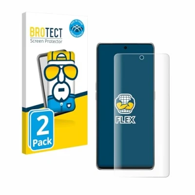 Afbeelding van BROTECT Beschermer met volledige bedekking (2 Stuk, Oppo Find 7), Smartphone beschermfolie, Transparant