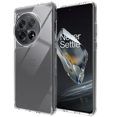 Afbeelding van OnePlus 12 Hoesje Kunststof Accezz Backcover/Hardcase Transparant Telefoonhoesje Shockproof/Valbescherming