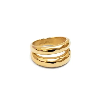 Afbeelding van Singularu Ring goldcoloured, Dames, Maat: 50, Gold/coloured