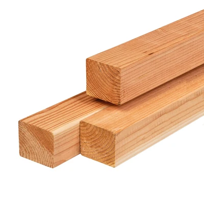 Afbeelding van Red Class Wood Regel 4.5x4.5x295cm in Lariks Douglas kleur