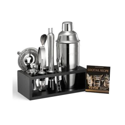 Afbeelding van VEVOR Cocktailshakerset 13 delig. Bar Tools RVS Barmanset Mixer