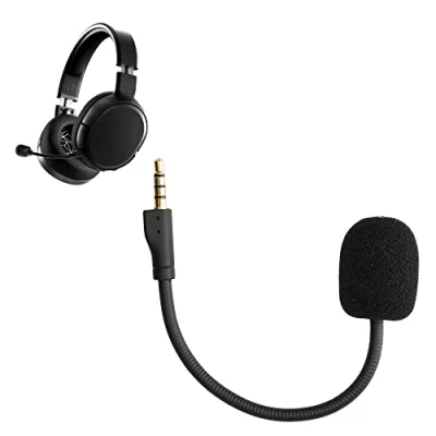 Afbeelding van kwmobile microfoon voor gaming headset Compatibel met Steelseries Arctis 1 In zwart