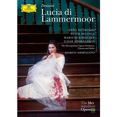 Afbeelding van Anna Netrebko, Piotr Beczala, Mariusz Kwiecien Donizetti: Lucia Di Lammermoor (2 DVD)