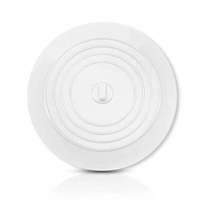 Afbeelding van CZ Store Siliconen Afvoerplug 15,2CM✮LEVENSLANGE GARANTIE✮ Flexibele Zuignap, Universele Waterdichte Stop voor Roestvrijstalen Keuken Gootsteen, Keramisch Bad, Toilet, Wastafel, Douche, Wit
