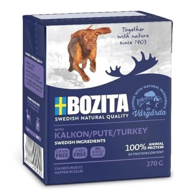 Afbeelding van Bozita Hapjes in Gelei 24 x 370 g Hondenvoer Kalkoen