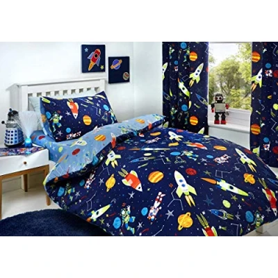 Afbeelding van Bedlam SRCBE4DPGU hoeslaken, blauw, hoeslaken