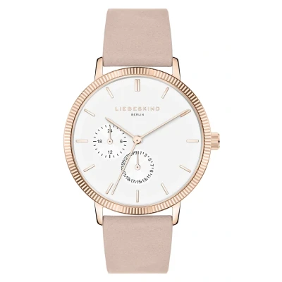 Afbeelding van Liebeskind Berlin Chronograaf, Dames, Maat: One Size, Rosa