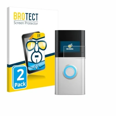 Afbeelding van BROTECT Screenprotector voor Ring Video Doorbell 3 Plus Folie Beschermfolie transparant (2 Stuks)