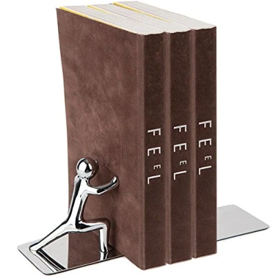 Afbeelding van Boekensteun Zilver Staal/RVS 11 X 19 7 Cm Balvi