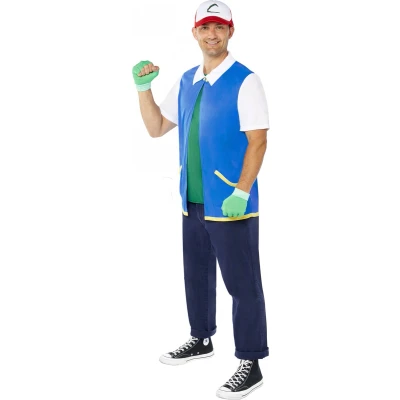 Afbeelding van Amscan Verkleedkostuum Ash Ketchum Polyester Blauw Mt Xxl