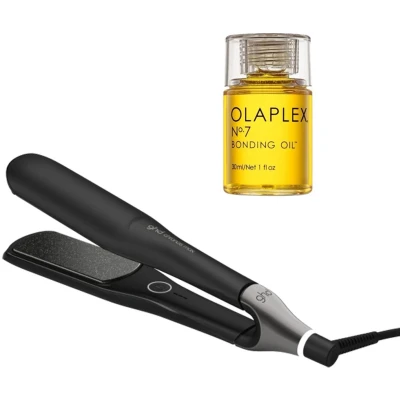 Afbeelding van ghd Chronos Max Styler Black + Olaplex No.7 Bonding Oil 30ml bundel/set/pakket