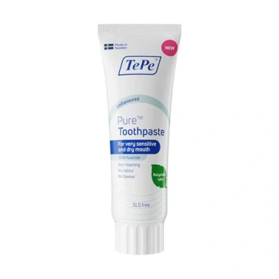 Afbeelding van 6x TePe Pure Tandpasta Unflavoured 75 ml