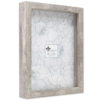 Afbeelding van Lawrence Frames Shadow Box Frame, Polystyreen, Natuurlijk Grijs, 8x10