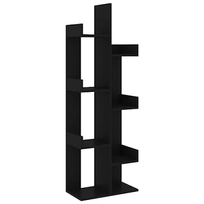 Afbeelding van vidaXL Boekenkast 48x25,5x140 cm bewerkt hout zwart