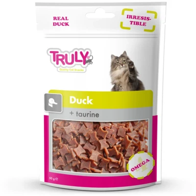 Afbeelding van 20x Truly Cat Snacks Eend met Taurine 50 gr