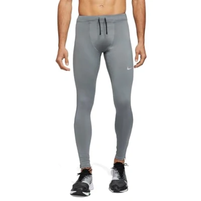 Afbeelding van Nike Performance M NK DF Essential Tight Legging, Heren, Maat: XXL, Smoke grey/reflective silver