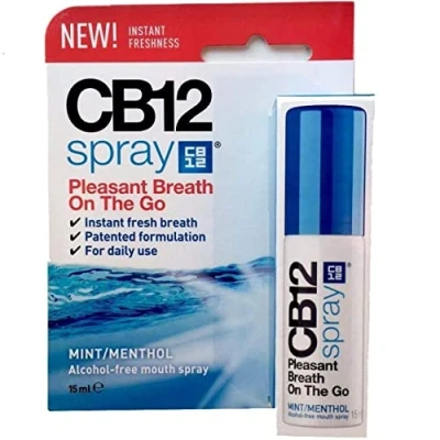 Afbeelding van CB12 12414534 mondspray, alcoholvrij, 15 ml, 2 stuks