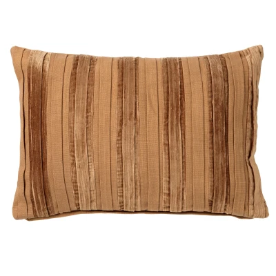 Afbeelding van Hoii ESTELLA Sierkussen 40x60 cm Tobacco Brown Bruin met duurzame kussenvulling