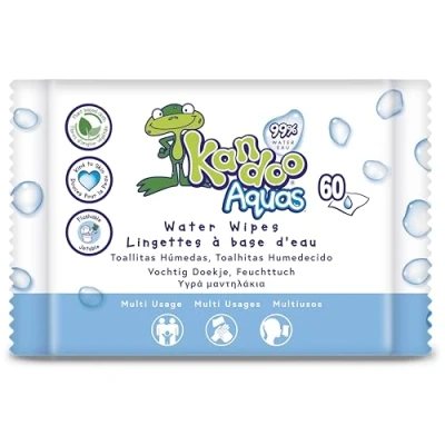 Afbeelding van 6x Kandoo Vochtige Toiletdoekjes Aqua 60 stuks