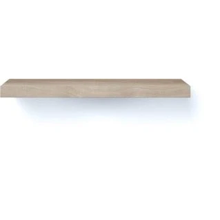 Afbeelding van Looox wooden base shelf deco 100 cm old grey onderblad ophanging geborsteld rvs wbonder100rvs