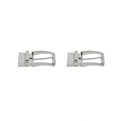 Afbeelding van Paowsietiviity Metalen riem gesp omkeerbare dia vervangingen 3,5 cm riemen, 2 Set (Zilver), 35mm