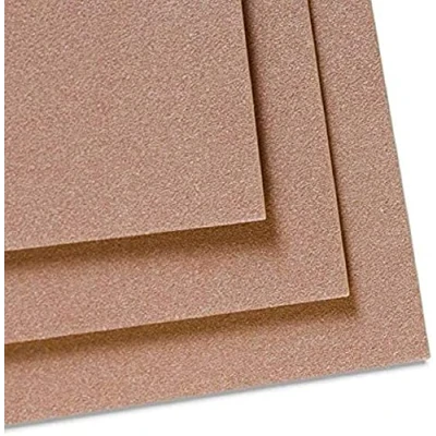 Afbeelding van Clairefontaine Ref 96011C Pastelmat Kaartvellen (Pack van 5 vellen) 360gsm kaart 50 x 70cm Bruine Kleur Speciaal samengesteld voor gebruik met Pastels