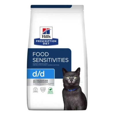 Afbeelding van Hill&#039;s Prescription Diet D/D Food Sensitivities Zak Kattenvoer Eend Erwt 3 kg