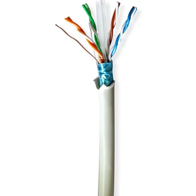 Afbeelding van Netwerkkabel Cat6 F/UTP 50 meter (Stugge kern, 100% koper)