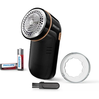 Afbeelding van Philips GC026/80 Pluizenverwijderaar Kledingontpluizer Ontpiller met 3 Groottes Zwart / Koper
