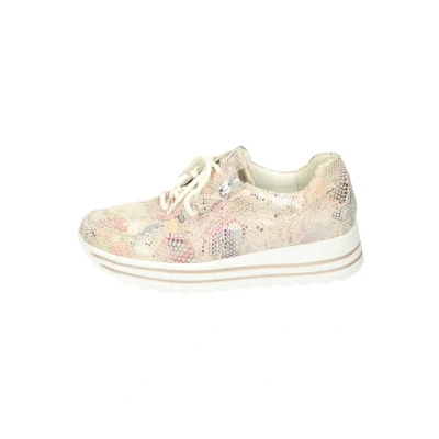 Afbeelding van Waldläufer Sneakers laag, Dames, Maat: 36.5, Rosa/lightgold Leer
