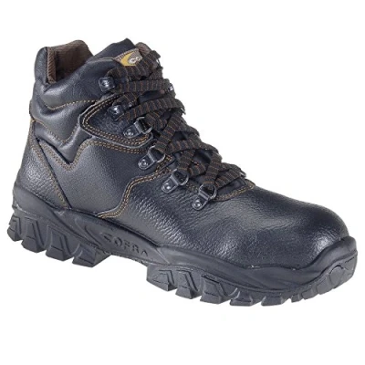 Afbeelding van Schoen Reno Leder Cofra Maat 43 Zwart S3 SRC