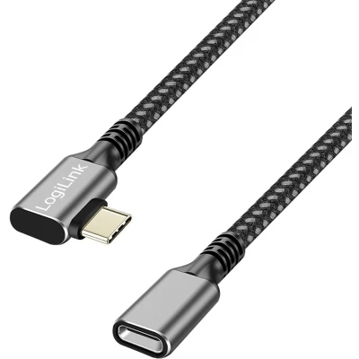 Afbeelding van LogiLink CUA0111 USB kabel 3.2 Gen 2 (3.1 2) 1 m C Zwart, Grijs