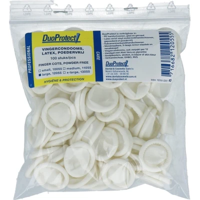 Afbeelding van DuoProtect Vingercondooms L 100ST