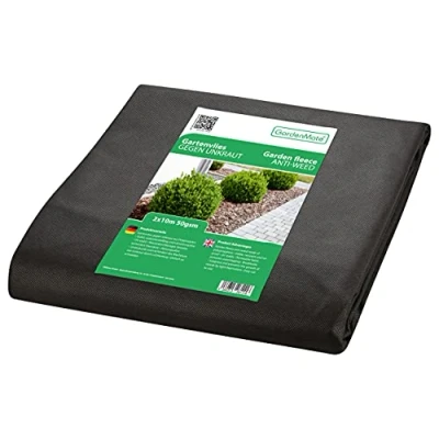 Afbeelding van GardenMate Worteldoek 50g/m² anti onkruiddoek scheurvast gronddoek waterdoorlatend 2mx10m = 20m2