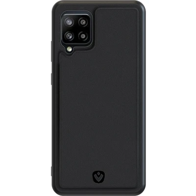 Afbeelding van Samsung Galaxy A42 Hoesje Echt leder Valenta Hardcase/Backcover Zwart Telefoonhoesje