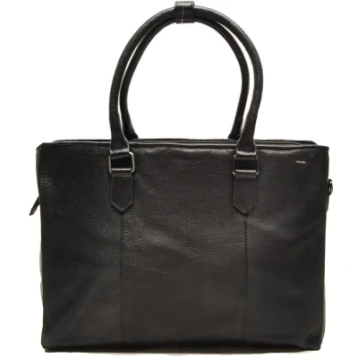 Afbeelding van Berba Lucca 335 779 Leren dames werktas 16&quot; Navy