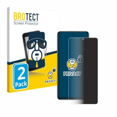 Afbeelding van BROTECT (2 Stuks) Privacy Schermbeschermer voor Xiaomi Poco F3 [Anti Spy, Screen Protector, Blue Light Filter]