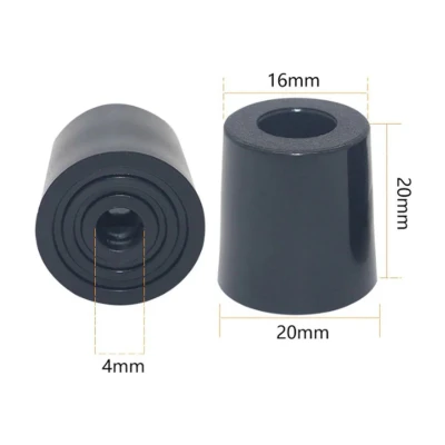 Afbeelding van Antislip Rubberen Voetjes Stootdopjes Trillingsdempers Deurstoppers D:20 C:16 A:20