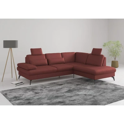 Afbeelding van sit&amp;more Zithoek Morris U vorm incl. zitdiepteverstelling optioneel met slaapfunctie en bedbox verstelling armleuning