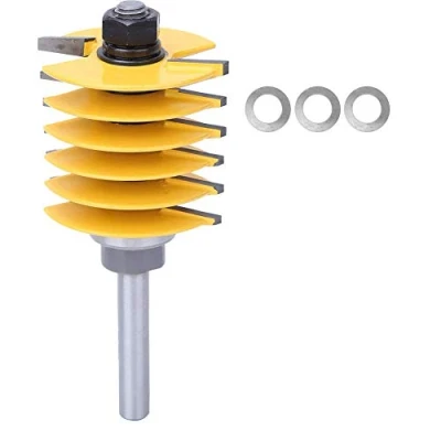 Afbeelding van LANTRO JS 8mm Schacht Finger Joint Router Bit Houtbewerking Frezen Tenon Cutter