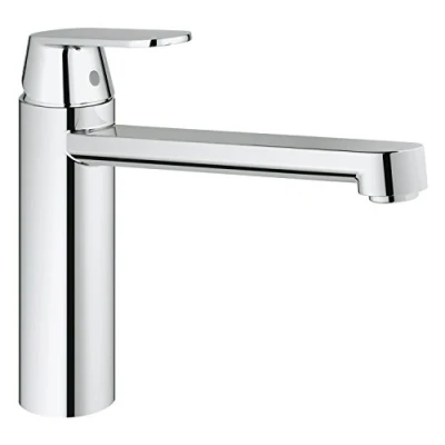 Afbeelding van GROHE Eurosmart Cosmopolitan 30194000 Eenhands wastafelmengkraan (middelhoge uitloop, draaibare flexibele aansluitslangen), chroom