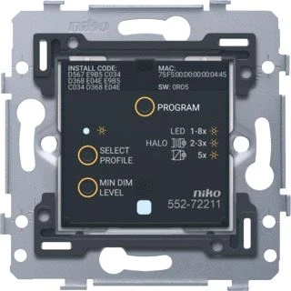 Afbeelding van Niko geconnecteerde dimmer 2 draads zigbee type 552 72211