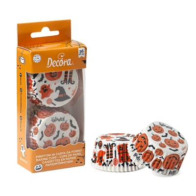 Afbeelding van Cupcake Cups Halloween Ø50x32(h) 36 stuks
