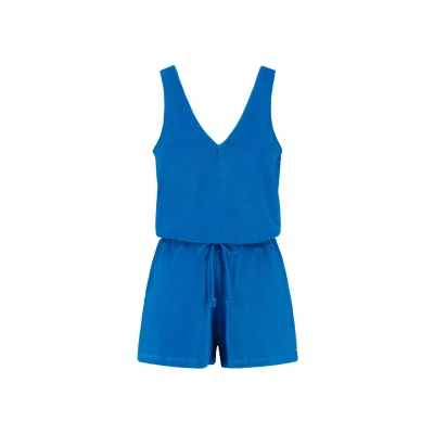 Afbeelding van Shiwi badstof jumpsuit Fiji blauw