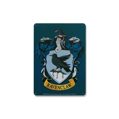 Afbeelding van Logoshirt Harry Potter Metalen wandbord klein Ravenclaw 15 x 21 cm Blauw