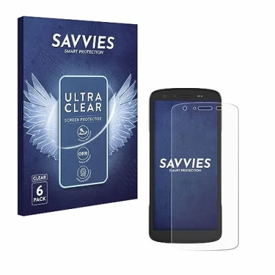 Afbeelding van Savvies Screenprotector voor Zebra TC27 Folie Beschermfolie transparant (6 Stuks)