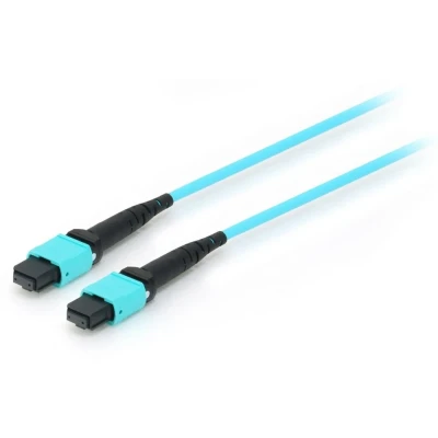 Afbeelding van Equip MTP/MTP 50/125Î¼m 5.0m 5m MTP Cyaan Glasvezel kabel