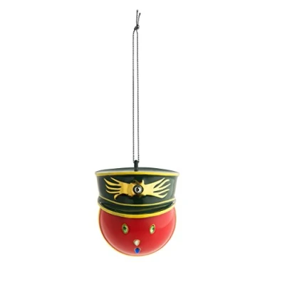 Afbeelding van Alessi kerstbal Faberjori Generale Corallo Multi color / 7,2 x 6 7 cm Porselein