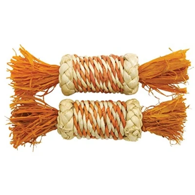 Afbeelding van Rosewood Vervelingsbreker kleine dieren activiteit speelgoed maïs rammelaar Rollers, 2 stuks